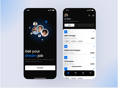 Mobile App Concept – Job search app