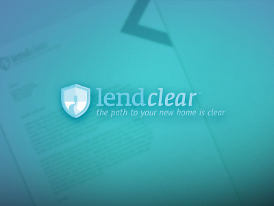 Lend Clear clear home logo mortgage path safety shield