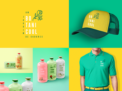 Botanicool Organic Juice | Brand Identity brand design branding design juice organic food package package design packaging product design uniform design visual identity