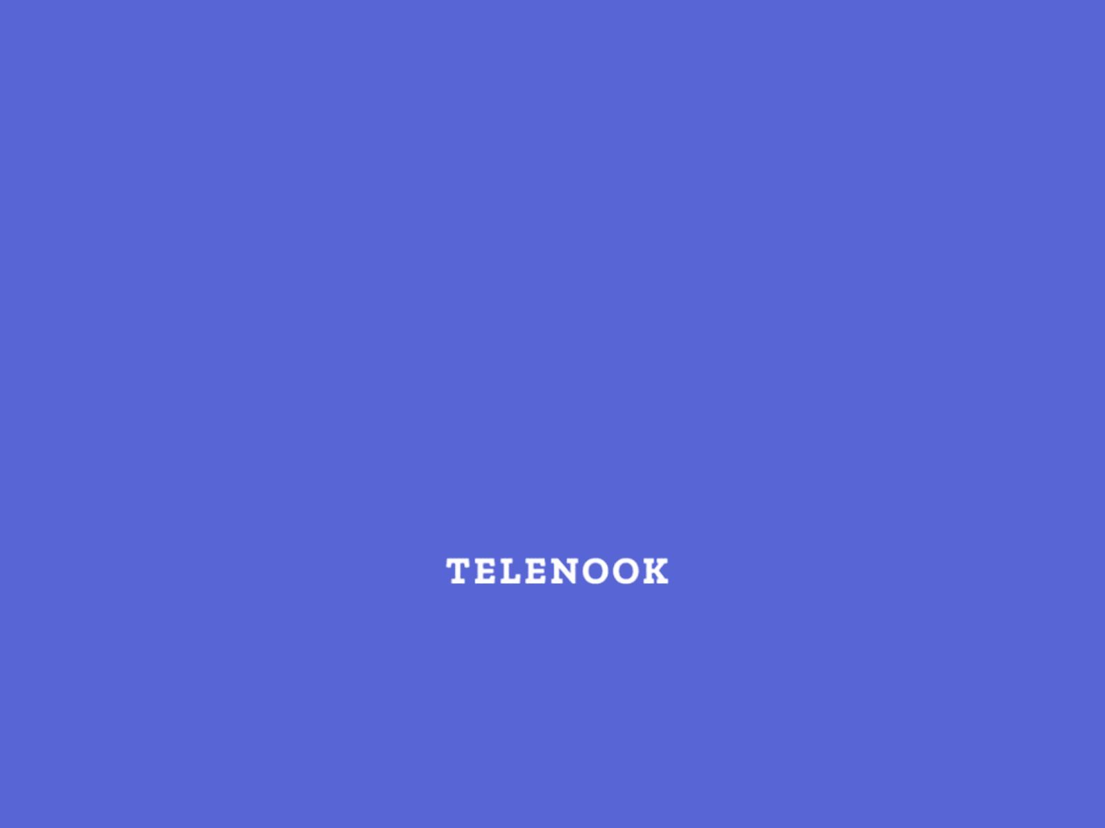 TeleNook App Loading Animation