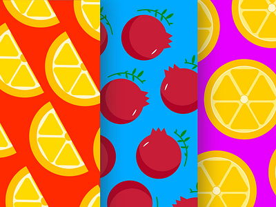 Fruits color palette colorful fruit fruit icons fruit illustration fruit logo icon design illustration illustrator lemon pomegranate sketch sketchbook sticker design vector vector art vector icons vector illustration wallpaper wallpaper design