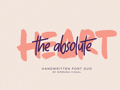 The Absolute - Font Duo branding brush brushfont chirstmast design drybrush font graphicdesign illustration lettering logo design marker typography