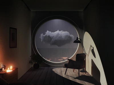 Chambre 3d abstract architecture blender cloud design environment interior interior design photoshop render