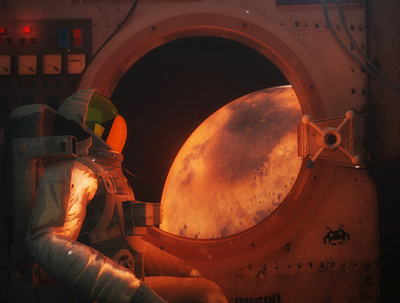 Onward to Mars 3d astronaut blender blender3d mars space