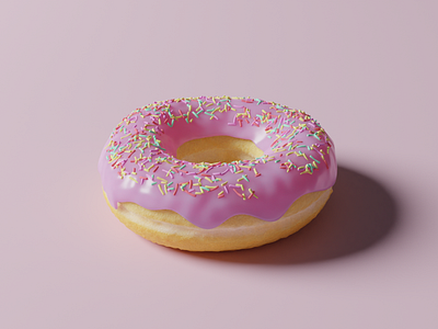 Mandatory Donut Render for Blender Acceptance