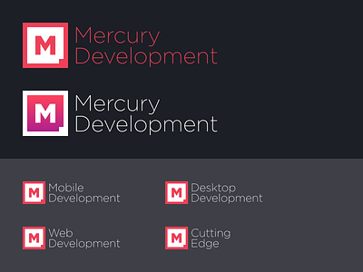 Mercury Development logo logotype