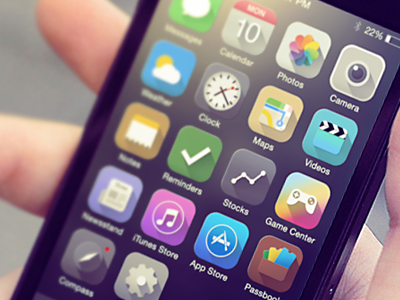 iOS 7 icons redesign icon illustrations ios 7 iphone redesign