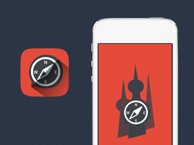 A new iPhone app for Kuwait flat ios iphone kuwait red sketchapp