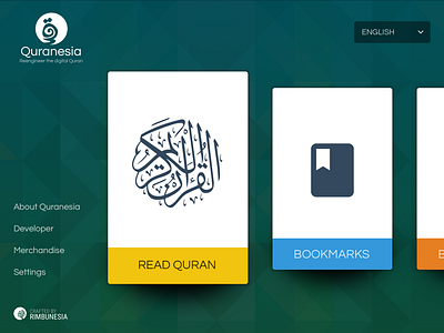 Quranesia the iPad version ios ipad islam menu moslem quran quranesia