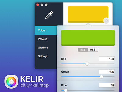 Kelir - Color picker for your mac color color picker mac macos osx picker
