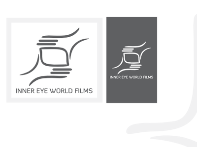 Brand design: Inner Eye World Films design identity illustration logo
