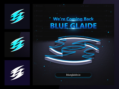 BlueGlaide Crypt-Tech Branding branding design gfx graphic design graphiceffect graphicfx logo logo design logodesign logoshot modern design tech technology