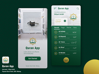 Darul Falah - Quran UI Design app mobile app quran quran app ui ui ux uidesign ux uxdesign