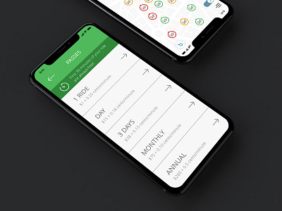 GreenBike App ui