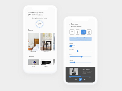 Daily UI 007 | Settings app daily ui daily ui 007 daily ui challenge design mobile mobile app design smart home app ui