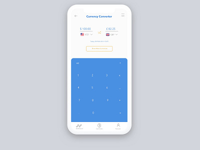 Daily UI #004 Calculator app calculator calculator ui currency converter currency exchange daily ui 004 daily ui challenge design mobile ui