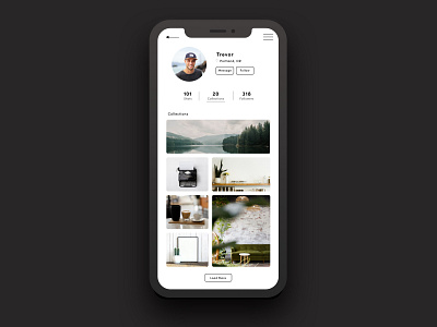 Daily UI 006 - Profile app app design daily ui 006 daily ui challenge design mobile profile profile page ui