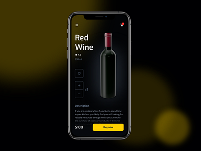 Wine Collection Mobile UI