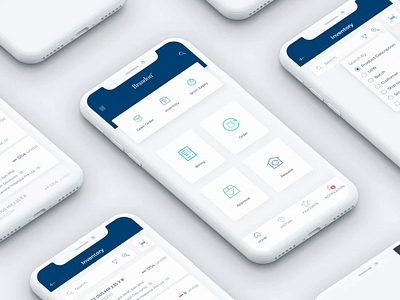 Product List Mobile App UI app clean design interface logistic mobile sketch smartphone ui ux