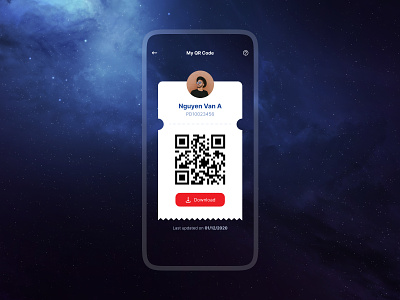 My QR Code app design interface mobile qrcode ui ux