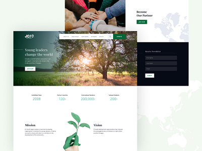 JCI South Sai Gon - Landing Page Redesign