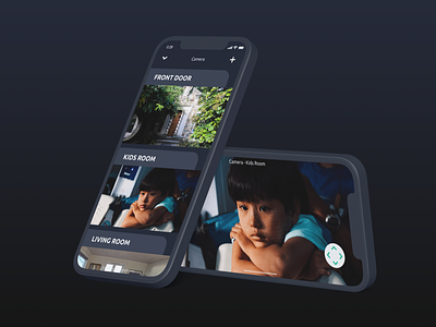 Camera View Mobile UI app camera dark mode design home interface ui ux view