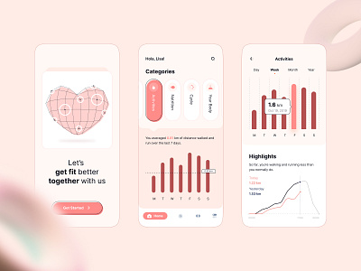 Sweet Health Mobile UI