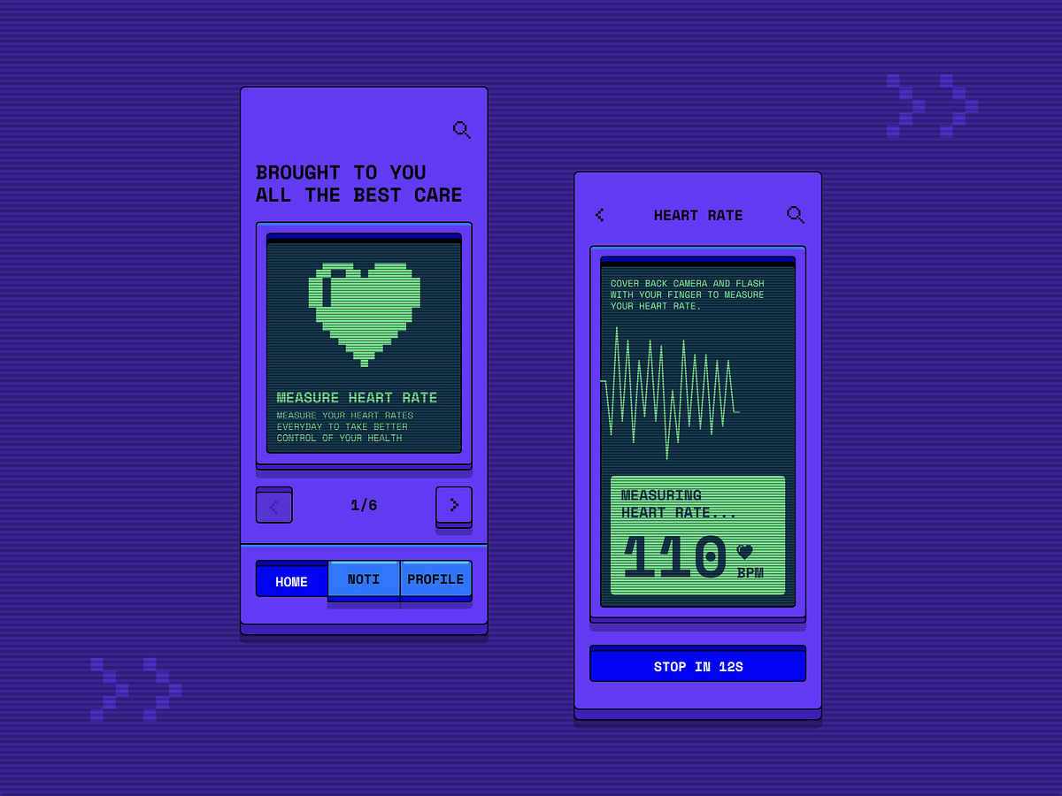 measure-heart-rate-by-aurora-phan-on-dribbble