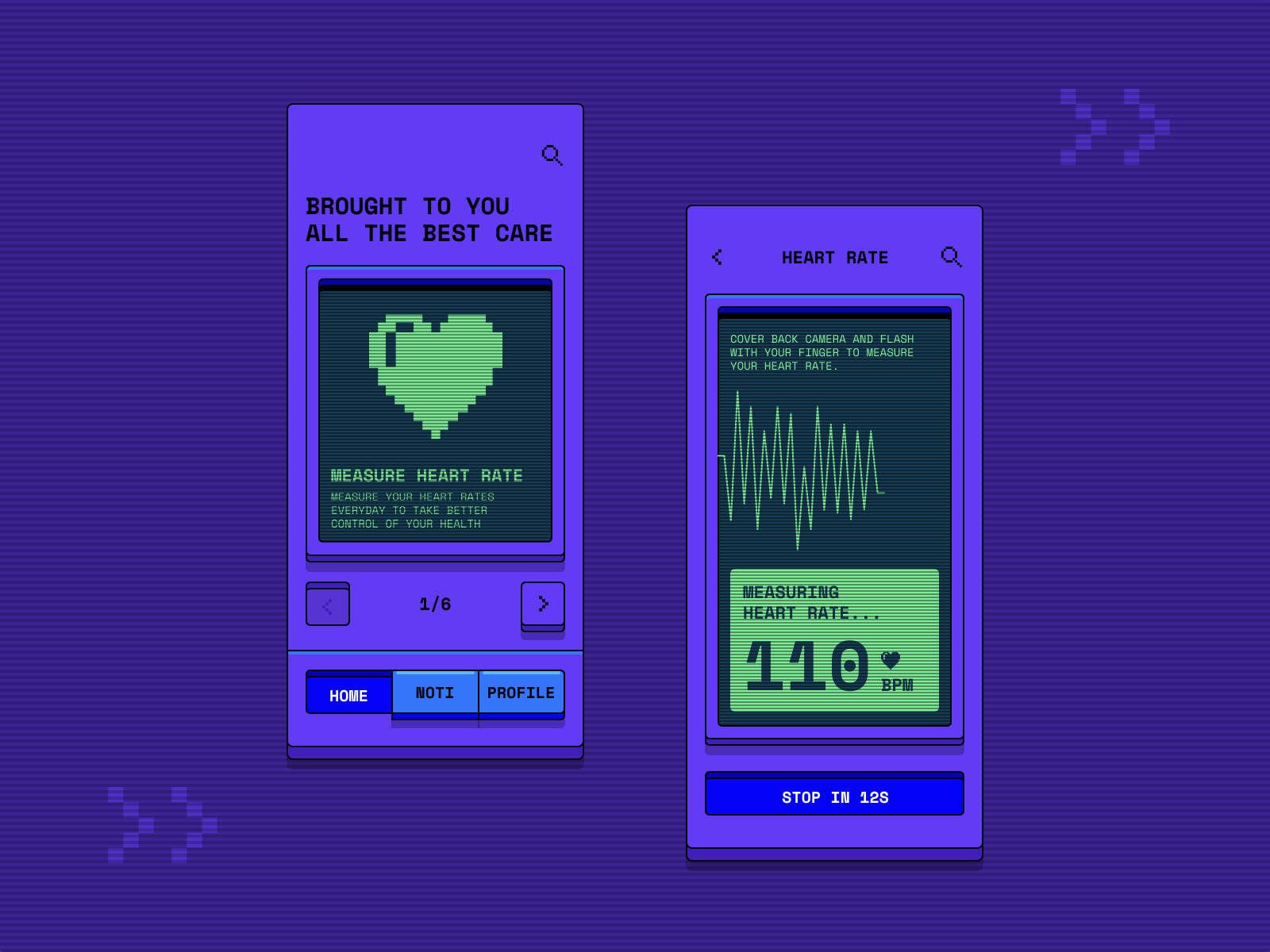 measure-heart-rate-by-aurora-phan-on-dribbble