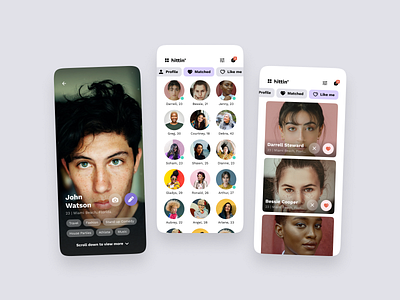 Dating Mobile UI