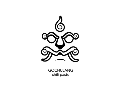 Gochujang branding character clean design flat icon identity illustration illustrator lettering logo minimal typography vector
