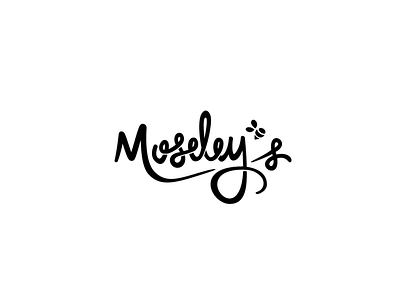 Moseley's Honey branding clean design flat icon identity illustration illustrator lettering logo minimal typography vector