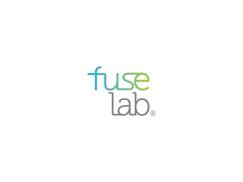 Fake 3D Fuse Lab Logo 2danimation after effects animation branding fuse lab illustration logo