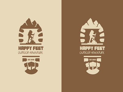 Hiking Logo illustrator logodesign sketchapp