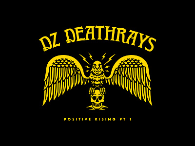 DZ Deathrays band bandmerch bands clothing dz deathrays graphic design illustrations music tee graphic