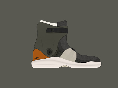 Ollér Skate concept boot design illustration product rollerblade rollerblading skate skating