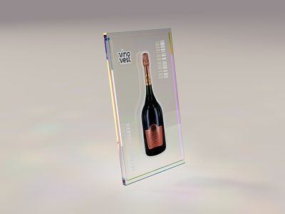 Vino Trading Card 3d brokerage c4d nft redshift scene wine