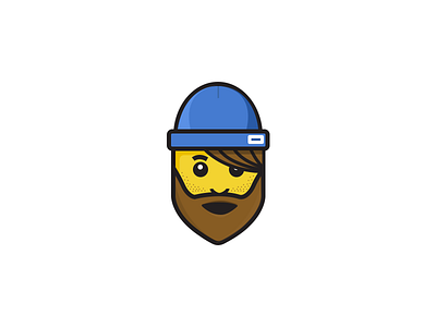 Beard (before the shave) beanie beard character hipster illustration