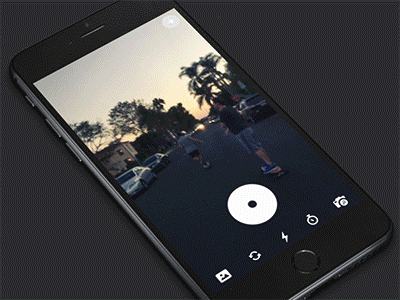 Flipagram Camera Recording... app camera design flipagram ios mobile recording stories