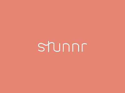 Stunnr Brand + Temp Site branding design logo typography web website