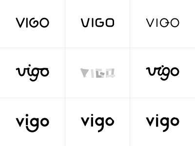 Vigo Wordmark branding design logo typography vector