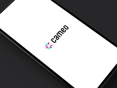 Cameo logo Intro animation cameo design intro mobile white