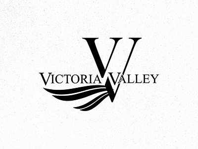 Victoria Valley by Make Me Brand brand logo branding design graphic design logo logo design make me brand real esate real estate logo