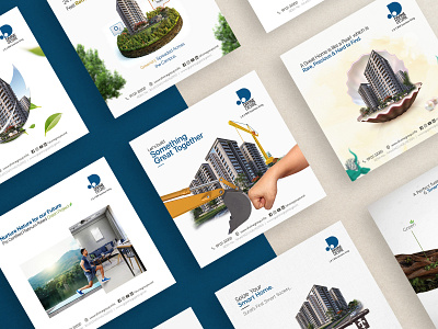 Real Estate Business Banner Ads | Instagram Posts banner design corporate banner facebook ads instagram banner instagram post modern banner design real estate real estate ads realestate social media banner social media design web banner