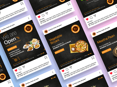 Restaurant Social Media Banner Design banner design canada creative food design facebook ads food graphic design indian indian dishes instagram post restaurant restaurant design restaurant poster social media social media banner social media template