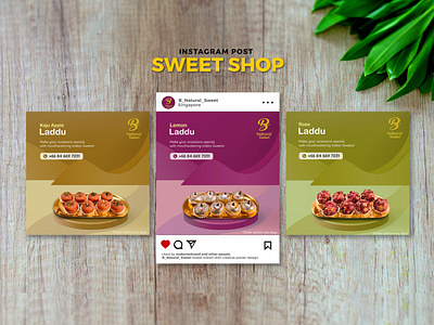 Sweet Shop Social Media Posts