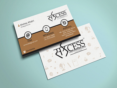 Business Card designed for Success Institute of Vedic Mathematic ads branding design graphic design india instagram post logo real estate