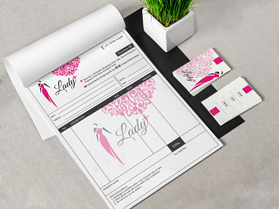 Brand Identity designed for ladyplus fashion design ads branding business card creative card design design graphic design illustration india instagram post logo make me brand real estate surat