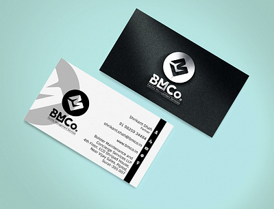 Business Card designed for BMCo. ads branding design graphic design india instagram post logo real estate