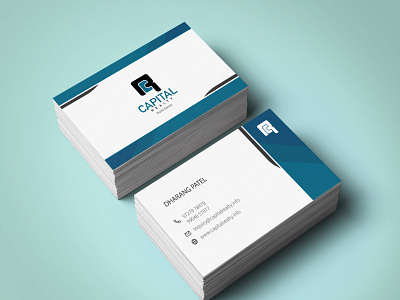 Business Card designed for Capital Reality ads branding business card design graphic design illustration instagram post logo real estate